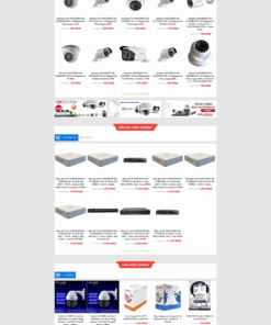 Mẫu giao diện website camera 3 - theme điện tử và công nghệ