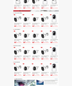 Mẫu giao diện website camera 4 - theme điện tử và công nghệ