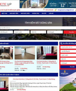 Mẫu giao diện website bất động sản