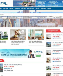 Mẫu giao diện website bất động sản 28