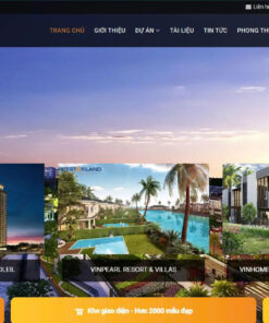 Mẫu giao diện website bất động sản 3