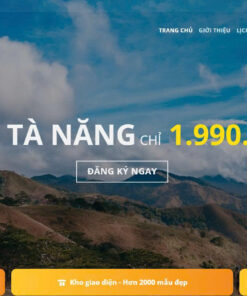 Mẫu giao diện Ladipage Bi Tour - theme du lịch