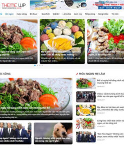 Mẫu giao diện Ladipage Blog du lịch - theme du lịch
