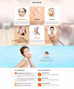 Mẫu giao diện website Clinic - theme phòng khám và thẩm mỹ viện