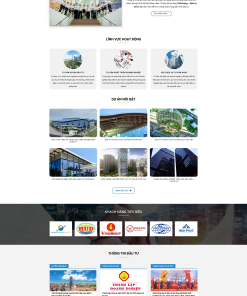 Mẫu giao diện website Công ty 4- theme công ty dịch vụ