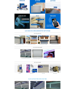 Mẫu giao diện website Cửa Nhôm 3 - theme sản xuất & lắp đặt cửa nhôm