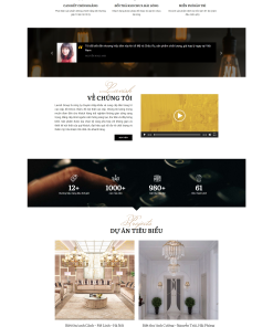Mẫu giao diện website Đèn Led 1 - theme Thiết Bị Chiếu Sáng