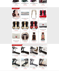 Mẫu giao diện website Điện Máy 3 - theme thiết bị công nghệ, điện tử