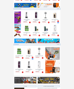 Mẫu giao diện website Điện Máy 6 - theme thiết bị công nghệ, điện tử