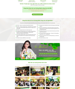 Mẫu giao diện Website Giáo dục 10