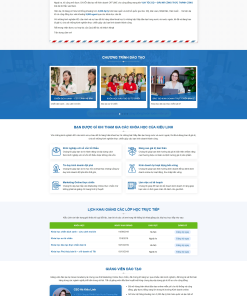 Mẫu giao diện Website Giáo dục 3